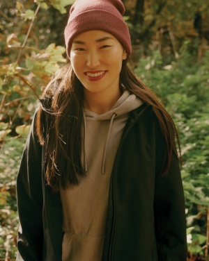 Logotrade mainoslahjat kuva: Iqoniq Makalu naisten softshell takki R-polyesteristä